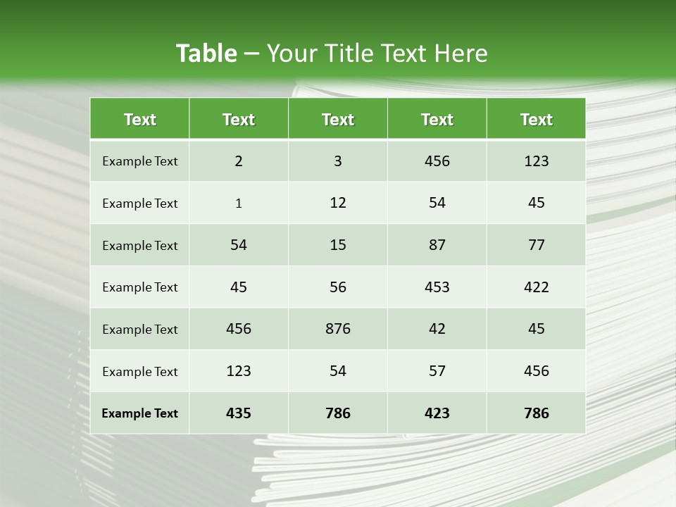 Press Leisure Pile PowerPoint Template