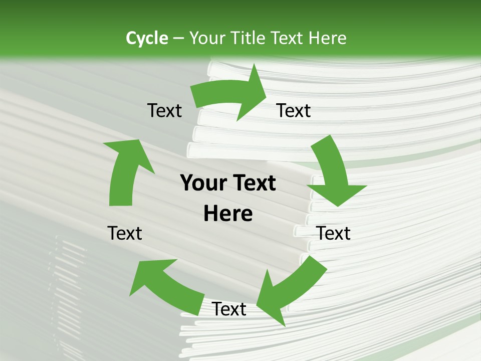 Press Leisure Pile PowerPoint Template