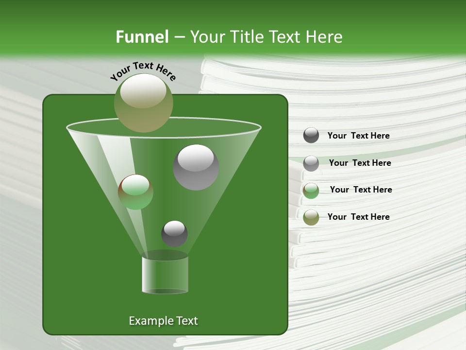 Press Leisure Pile PowerPoint Template