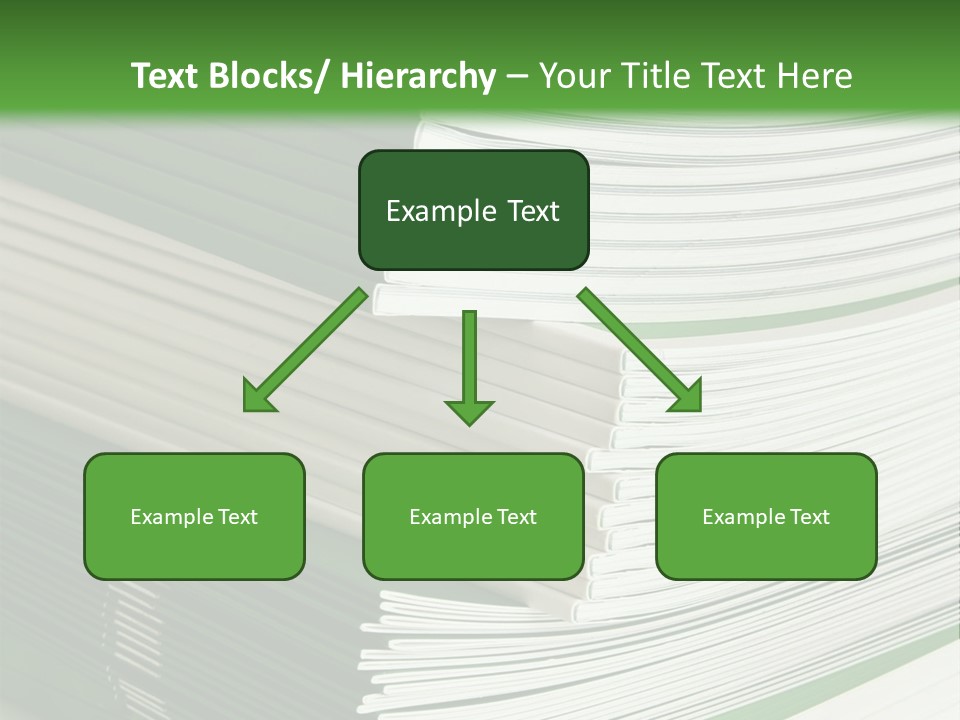 Press Leisure Pile PowerPoint Template