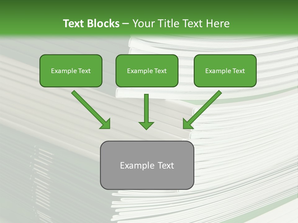 Press Leisure Pile PowerPoint Template