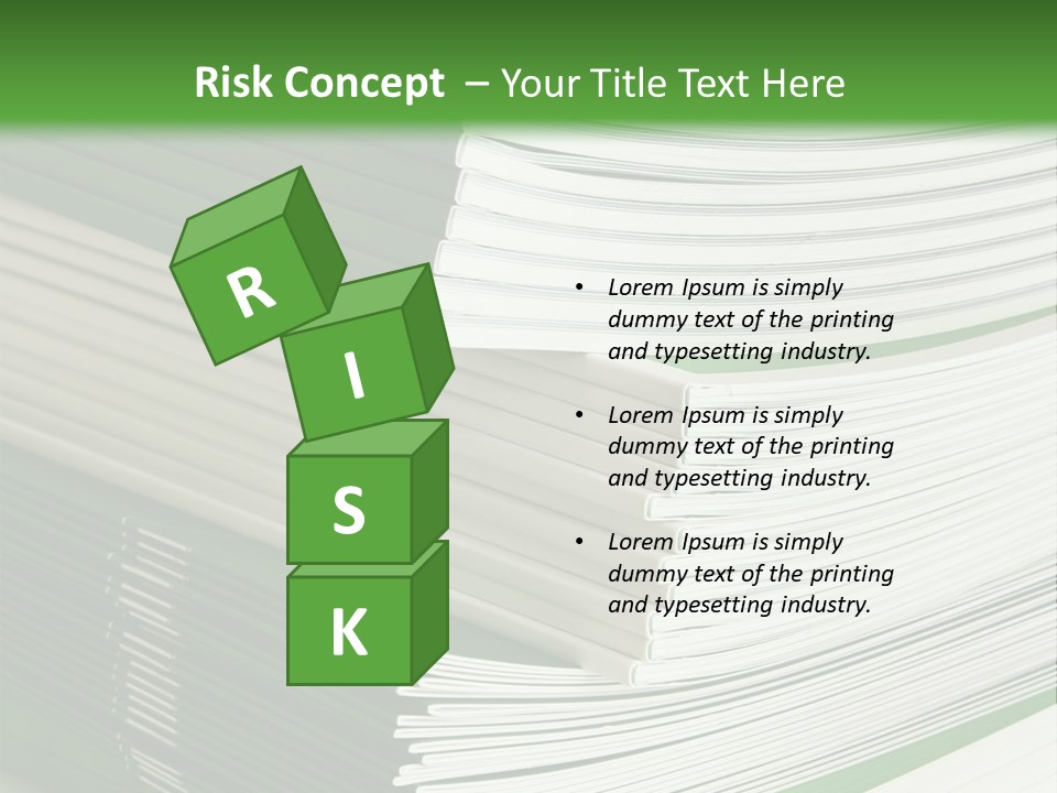 Press Leisure Pile PowerPoint Template