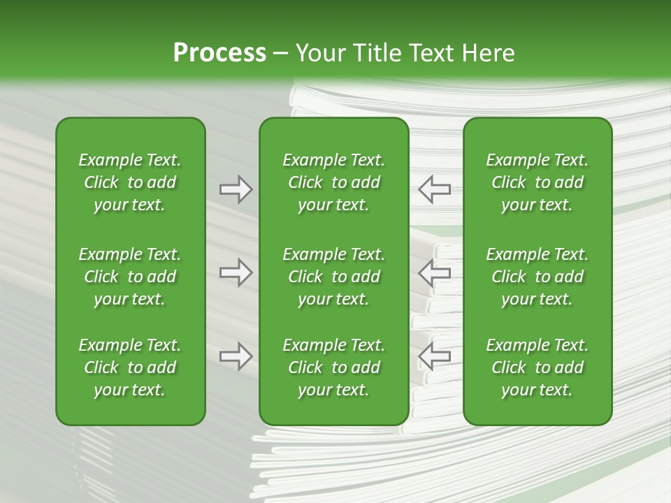 Press Leisure Pile PowerPoint Template