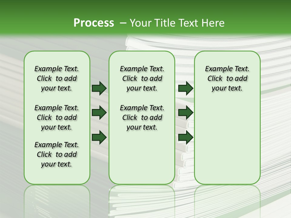 Press Leisure Pile PowerPoint Template