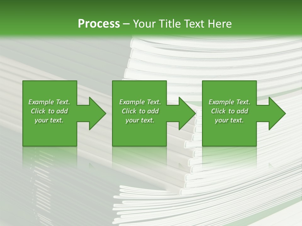Press Leisure Pile PowerPoint Template