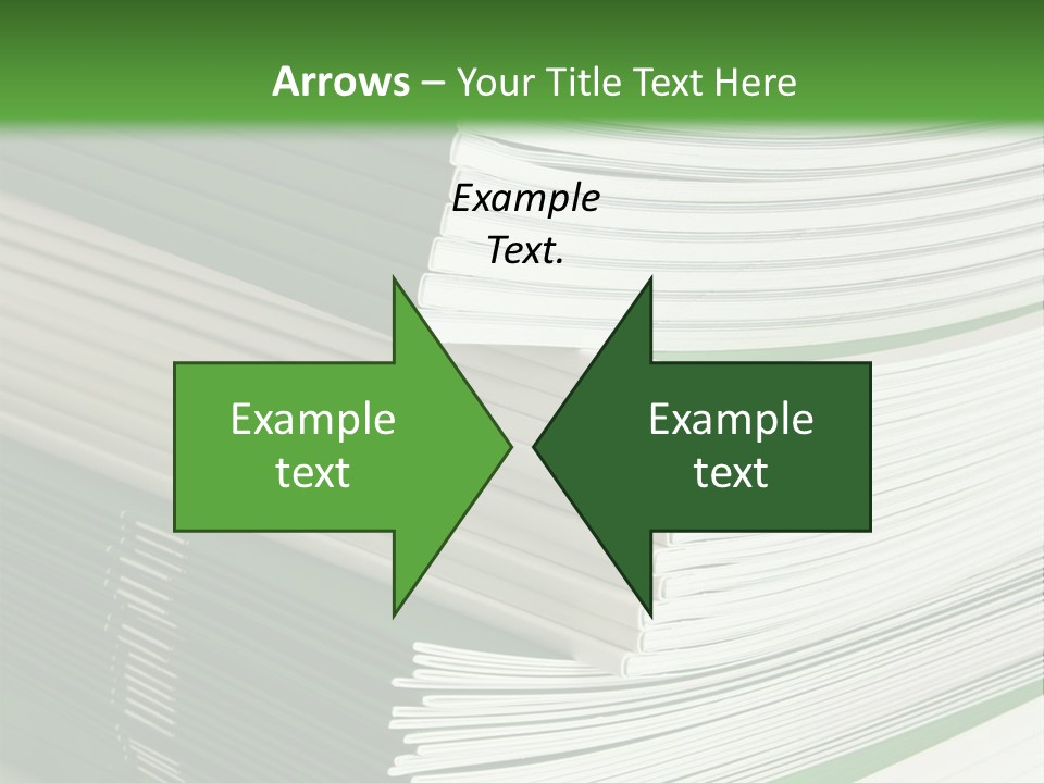 Press Leisure Pile PowerPoint Template