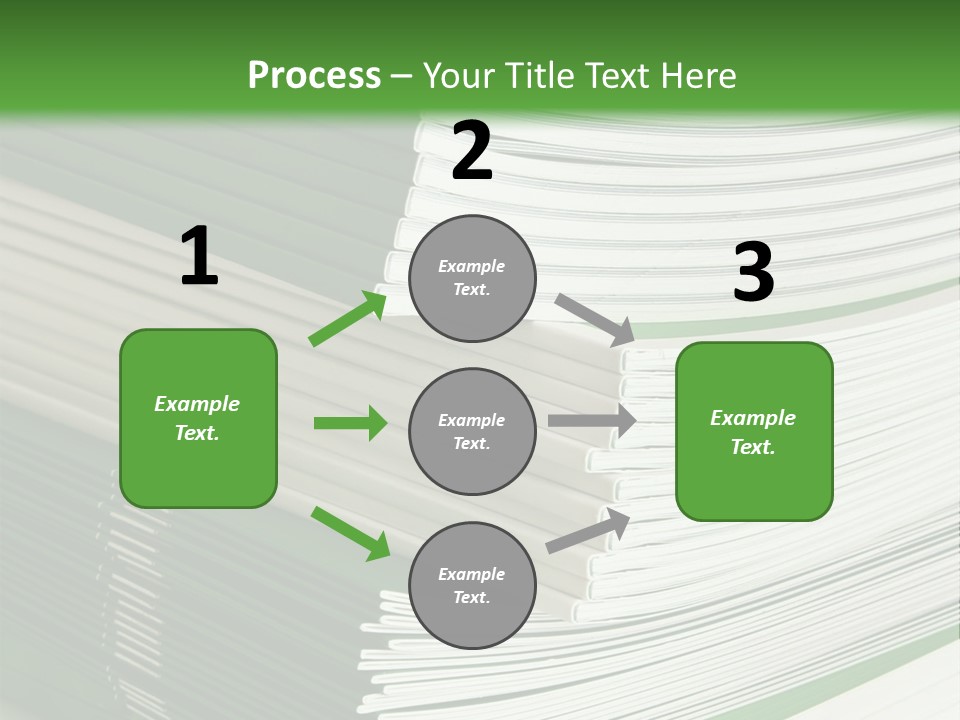 Press Leisure Pile PowerPoint Template