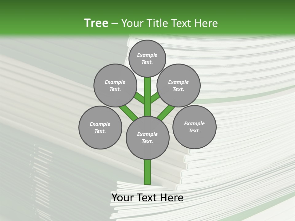 Press Leisure Pile PowerPoint Template
