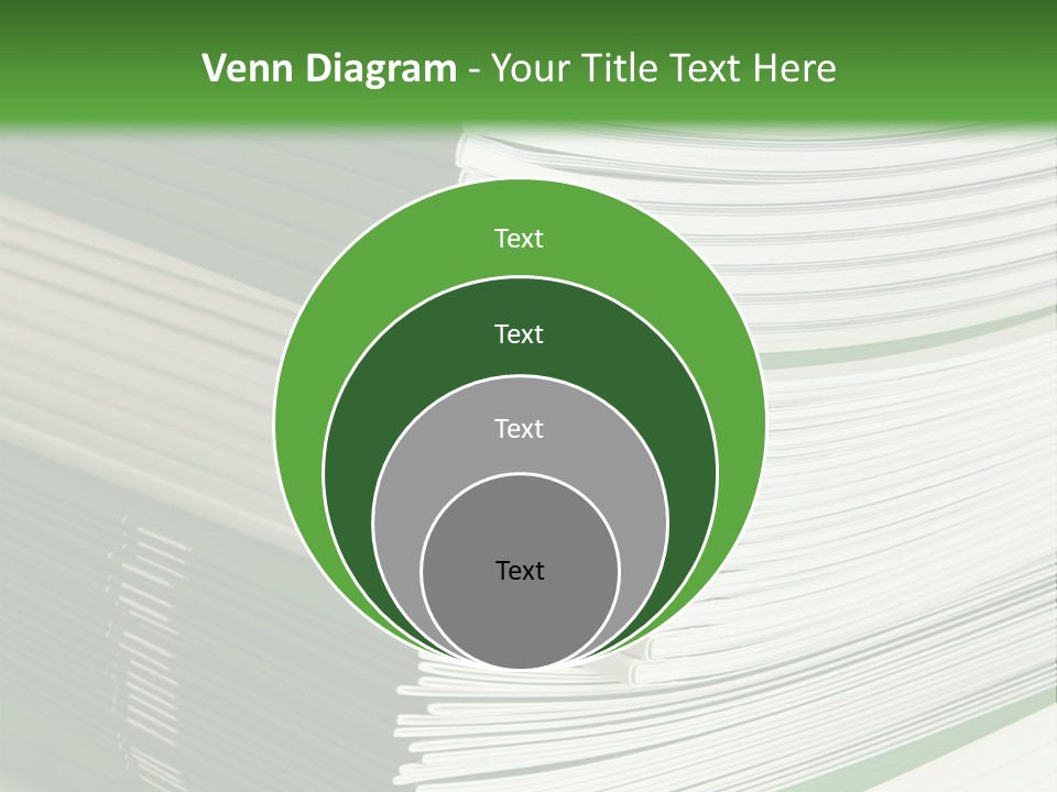 Press Leisure Pile PowerPoint Template