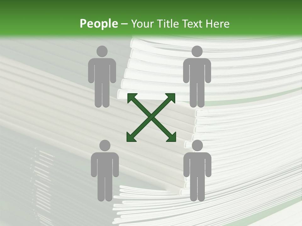 Press Leisure Pile PowerPoint Template