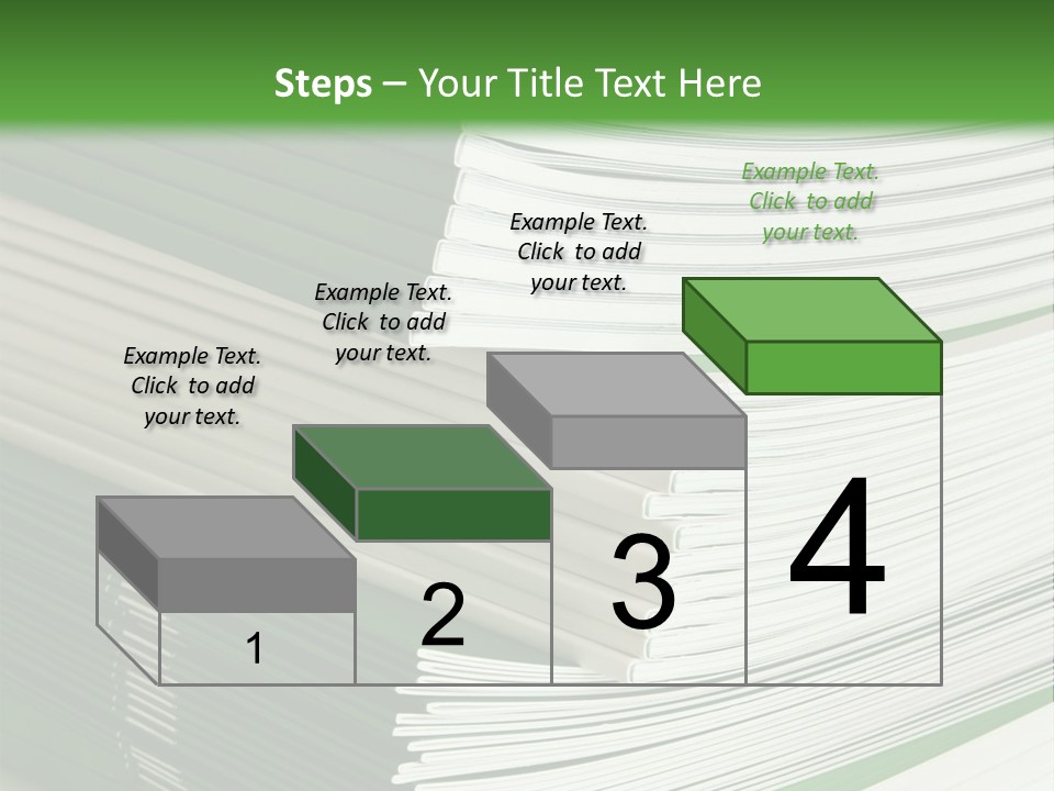 Press Leisure Pile PowerPoint Template