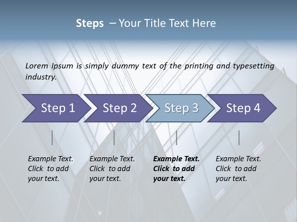 Mirror Reflection High PowerPoint Template