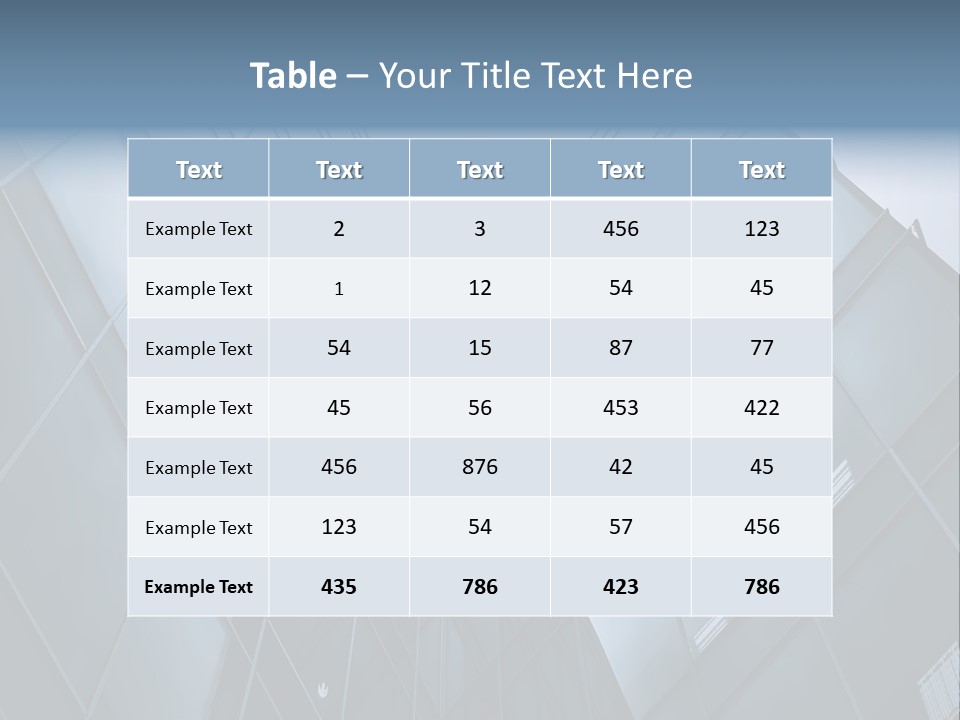 Mirror Reflection High PowerPoint Template
