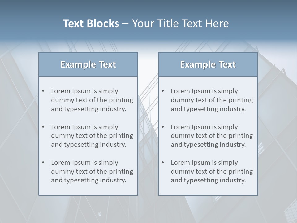 Mirror Reflection High PowerPoint Template