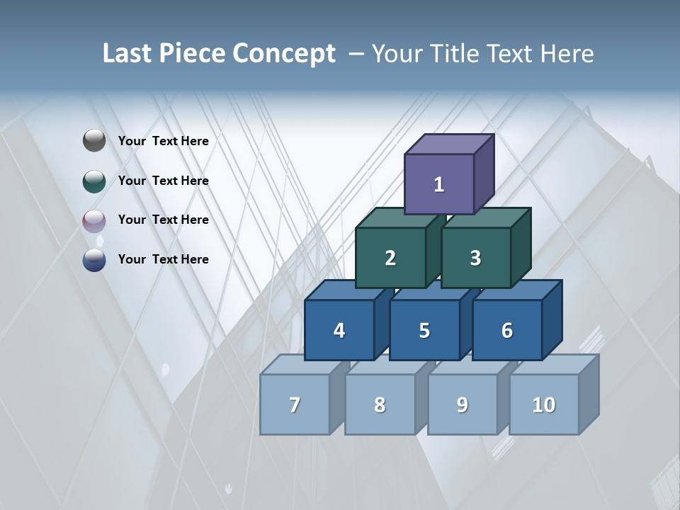 Mirror Reflection High PowerPoint Template