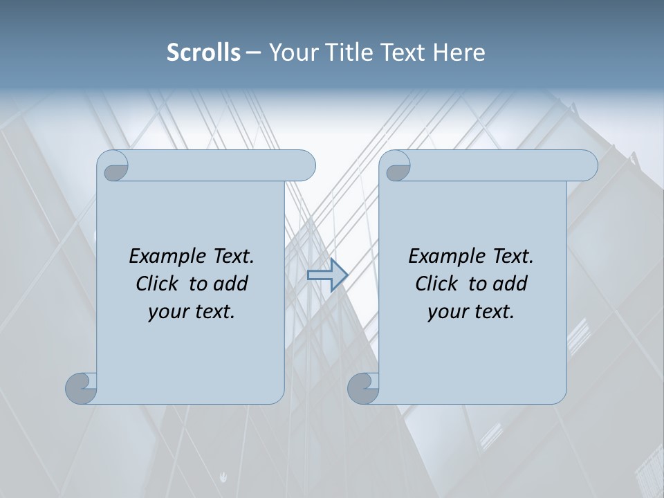 Mirror Reflection High PowerPoint Template