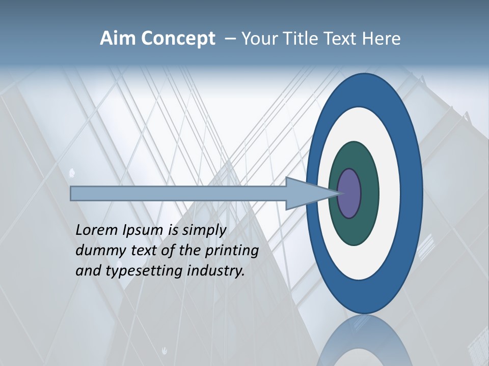 Mirror Reflection High PowerPoint Template
