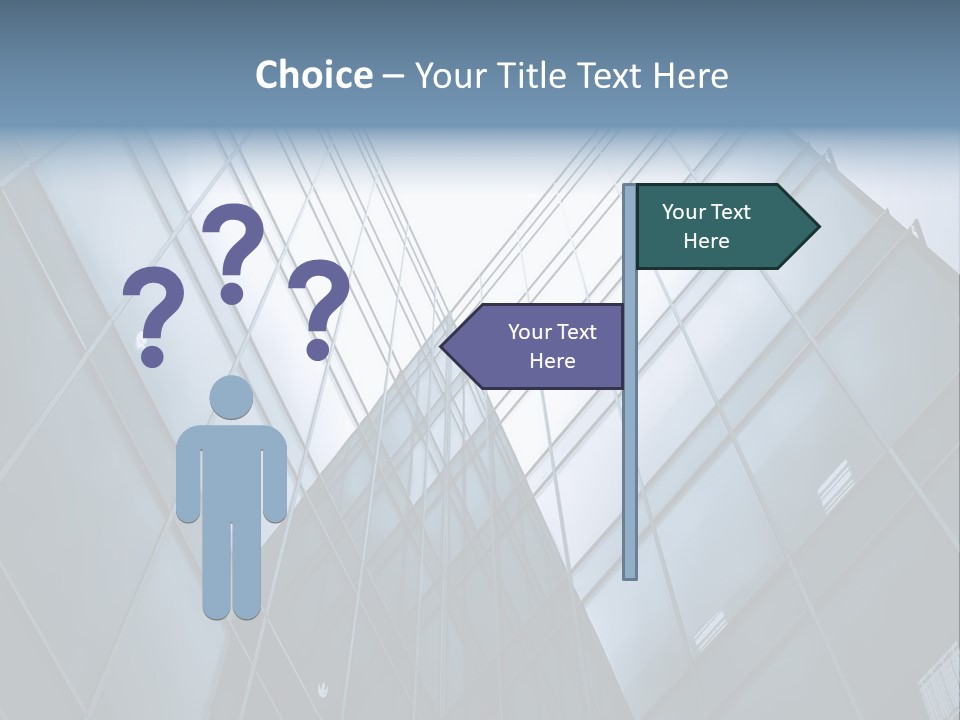 Mirror Reflection High PowerPoint Template