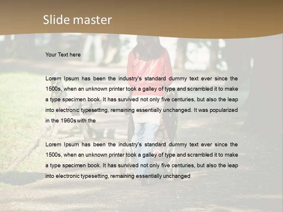 Woman Youth Summer PowerPoint Template