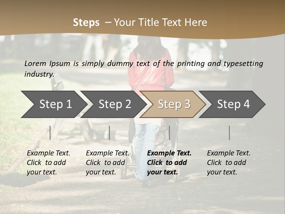 Woman Youth Summer PowerPoint Template