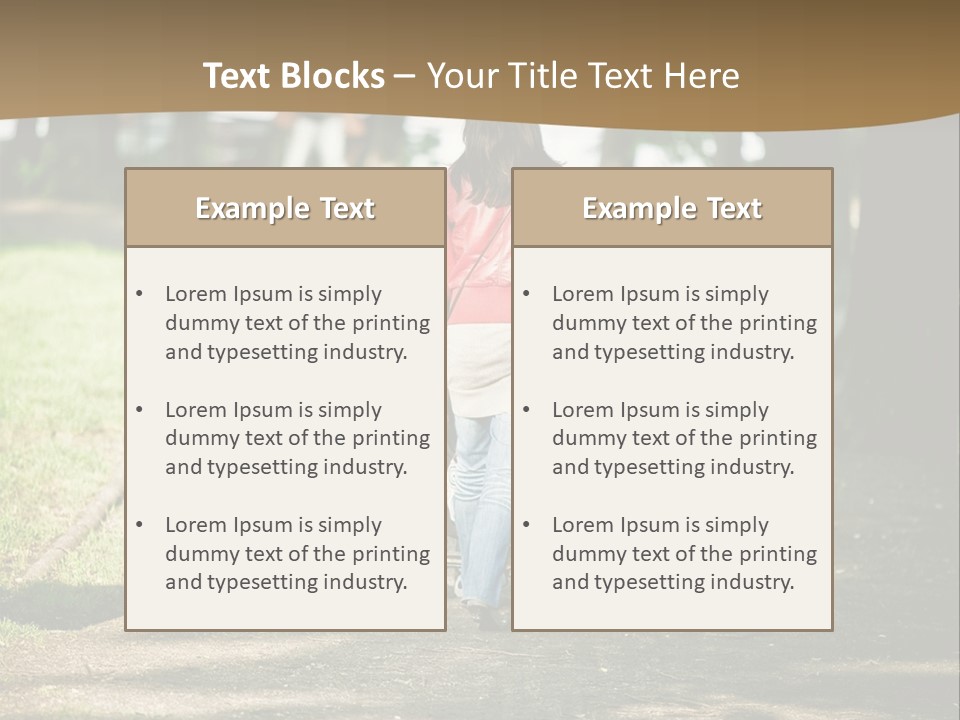 Woman Youth Summer PowerPoint Template