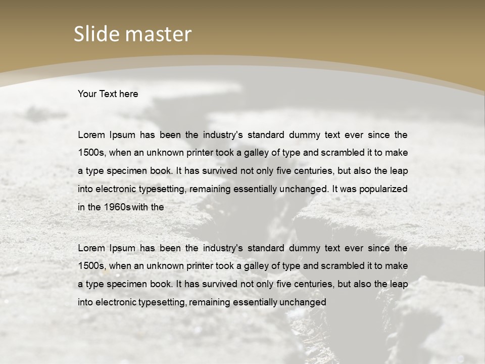 Sidewalk Asphalt Structure PowerPoint Template