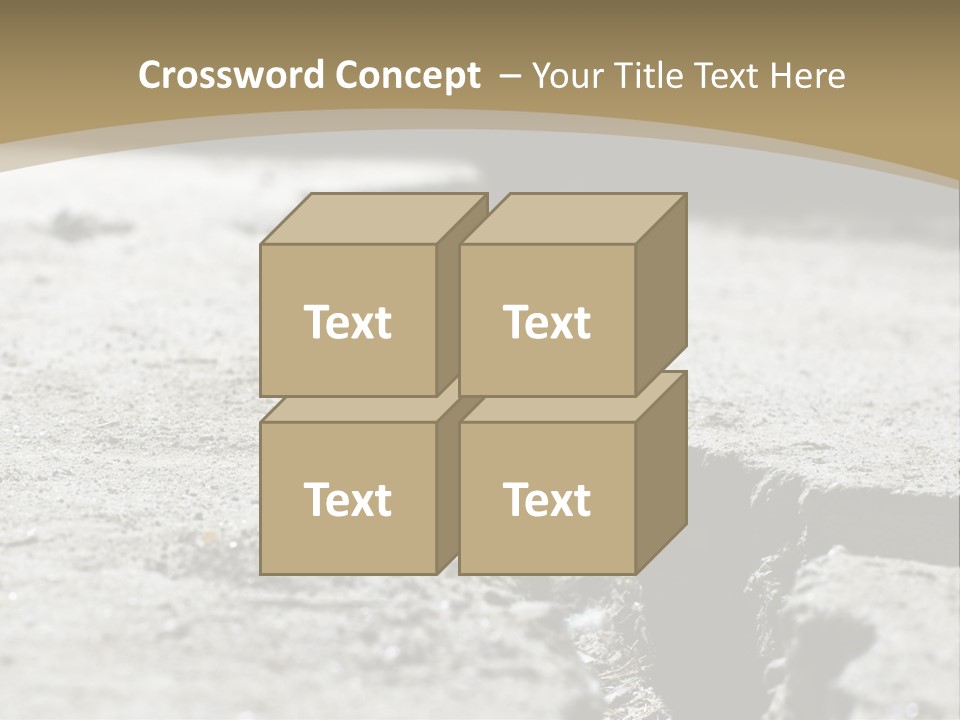 Sidewalk Asphalt Structure PowerPoint Template