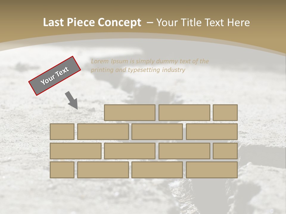 Sidewalk Asphalt Structure PowerPoint Template