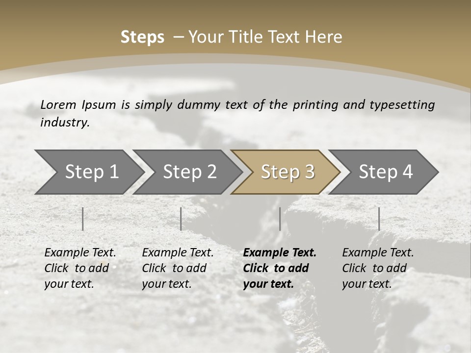 Sidewalk Asphalt Structure PowerPoint Template