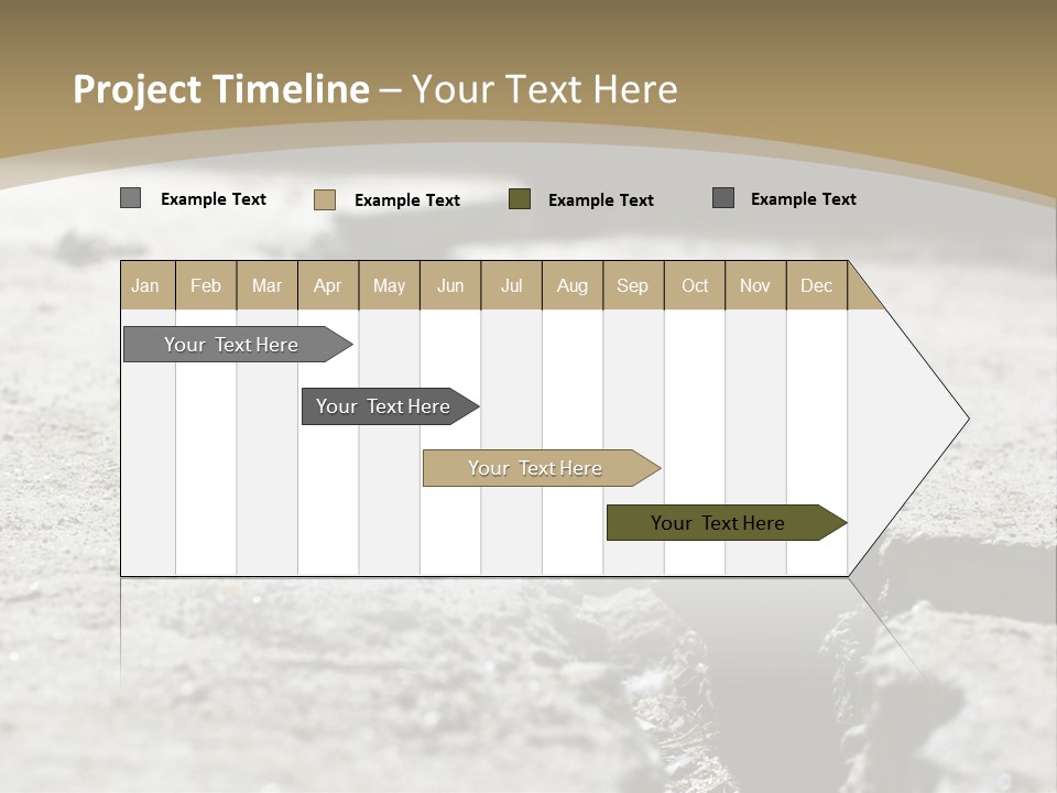 Sidewalk Asphalt Structure PowerPoint Template
