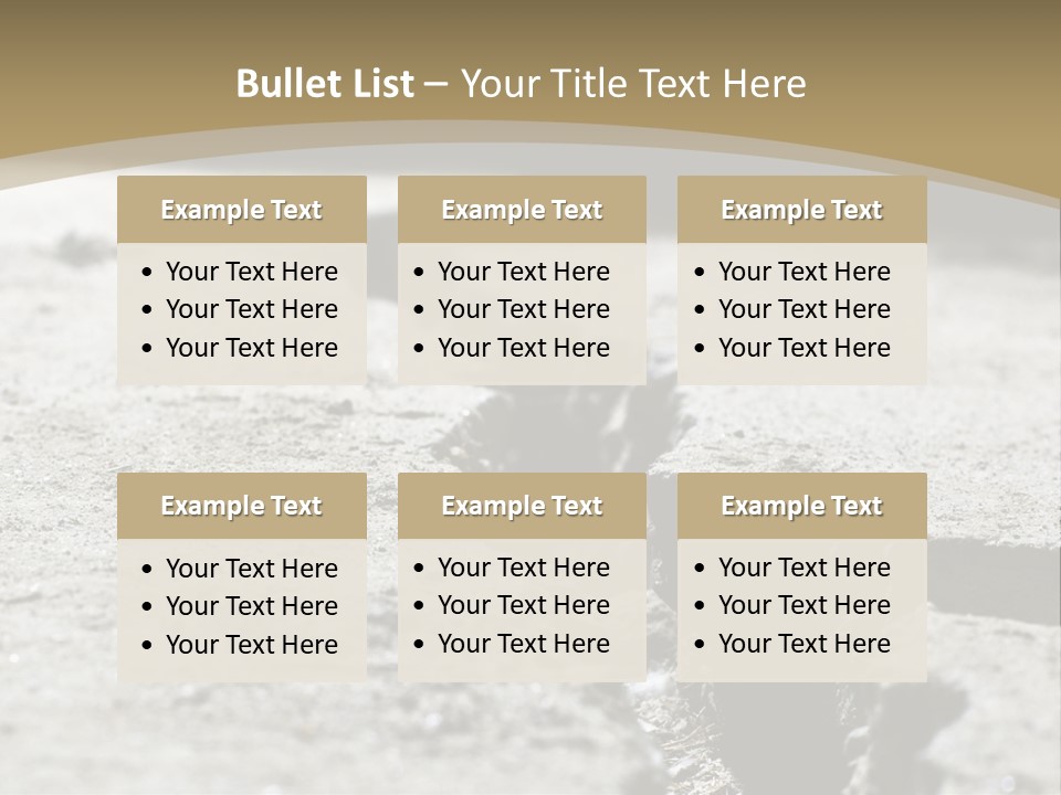 Sidewalk Asphalt Structure PowerPoint Template