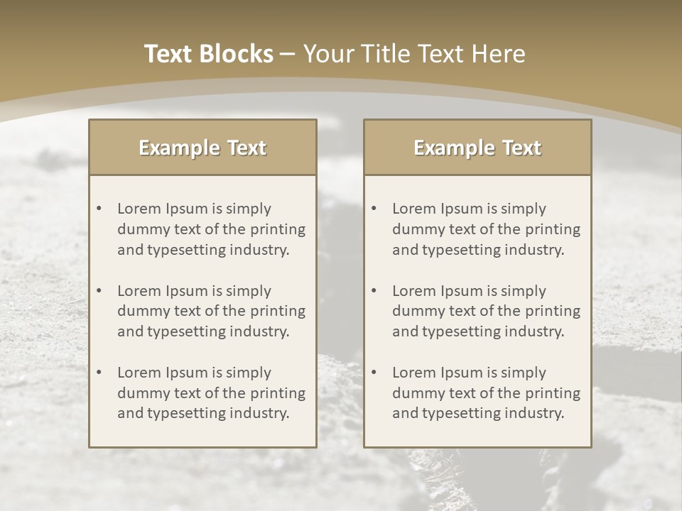 Sidewalk Asphalt Structure PowerPoint Template