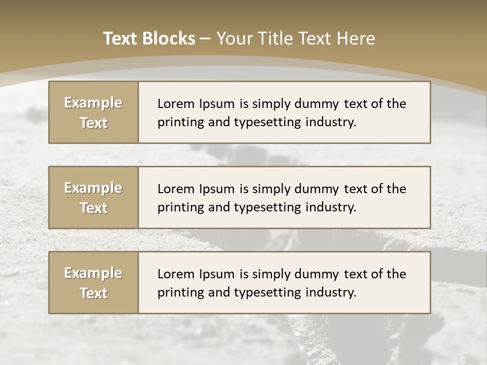 Sidewalk Asphalt Structure PowerPoint Template