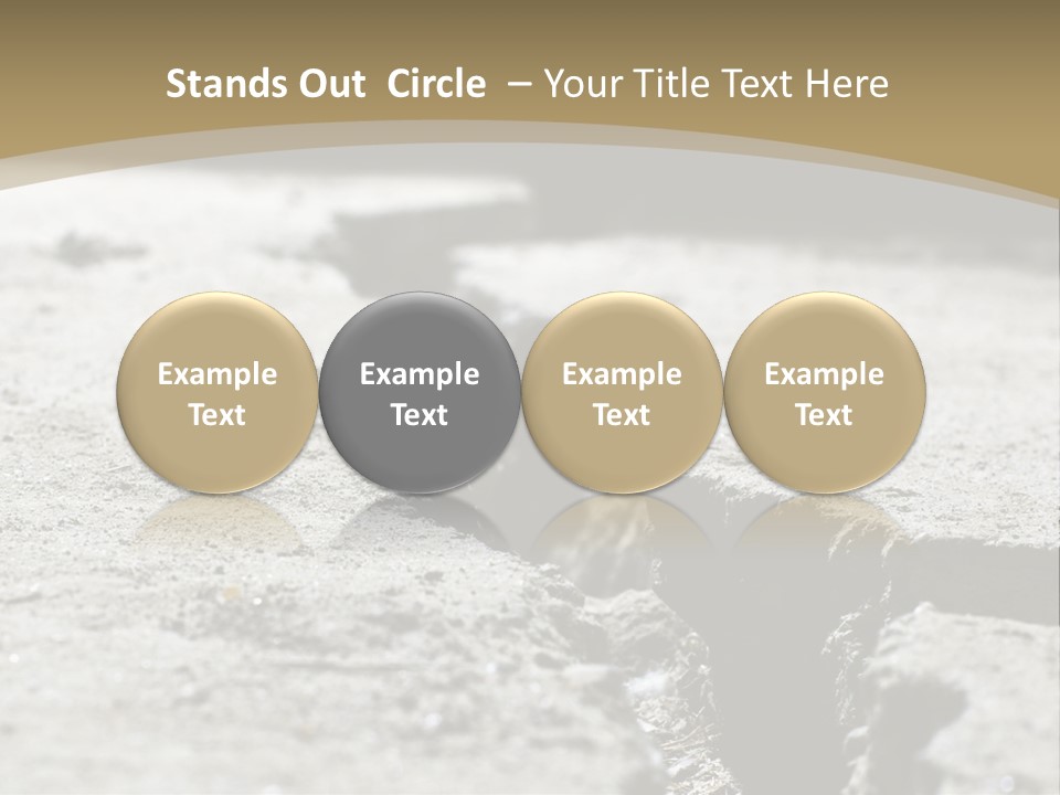 Sidewalk Asphalt Structure PowerPoint Template