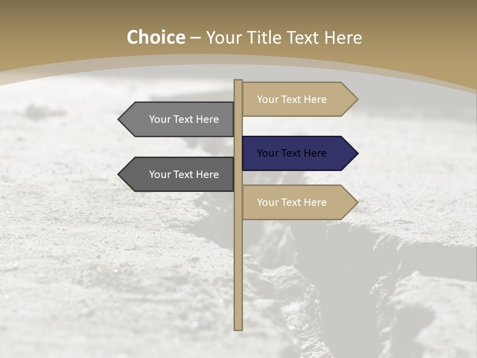 Sidewalk Asphalt Structure PowerPoint Template