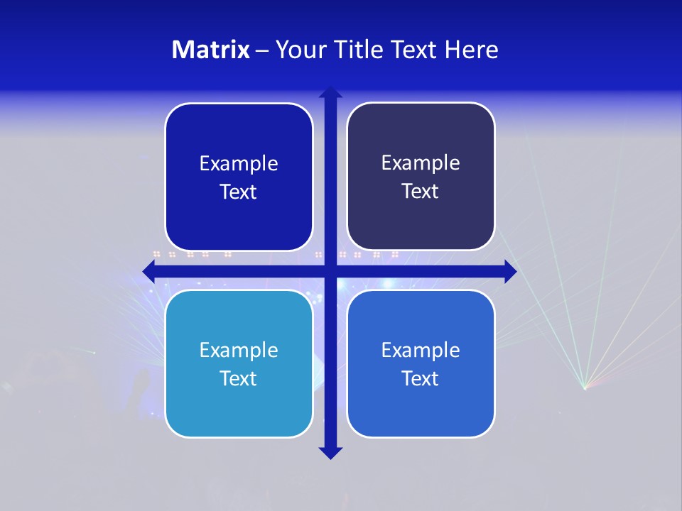 Star Act Silhouette PowerPoint Template