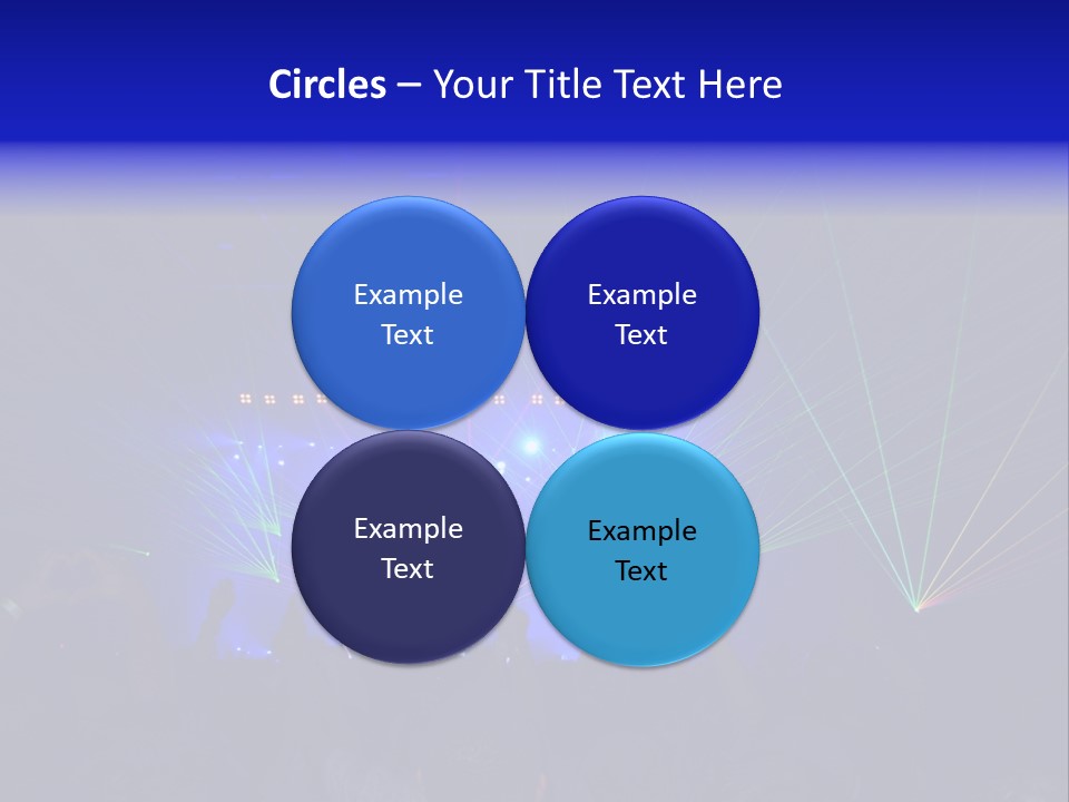 Star Act Silhouette PowerPoint Template