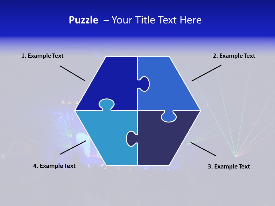 Star Act Silhouette PowerPoint Template