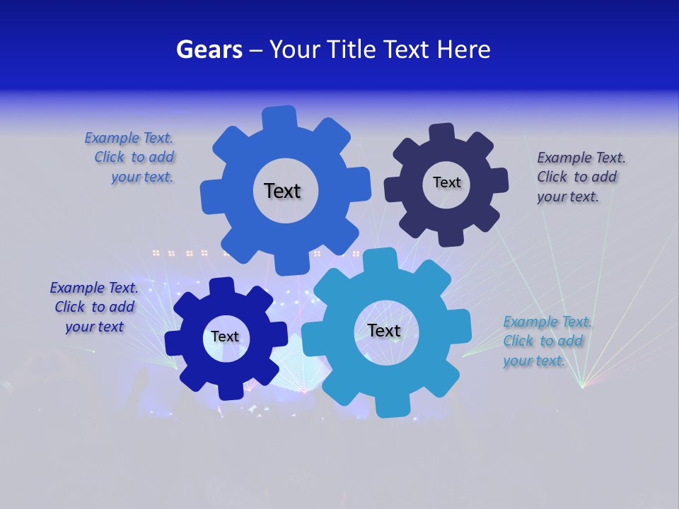 Star Act Silhouette PowerPoint Template