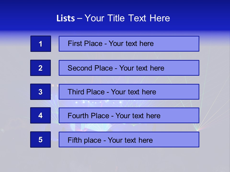 Star Act Silhouette PowerPoint Template