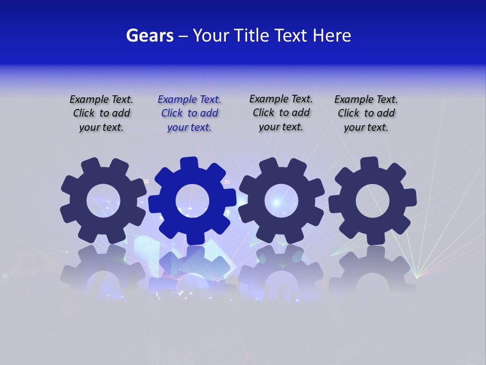 Star Act Silhouette PowerPoint Template