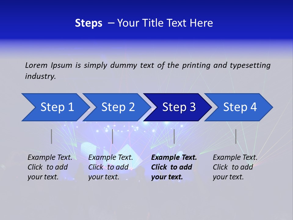 Star Act Silhouette PowerPoint Template