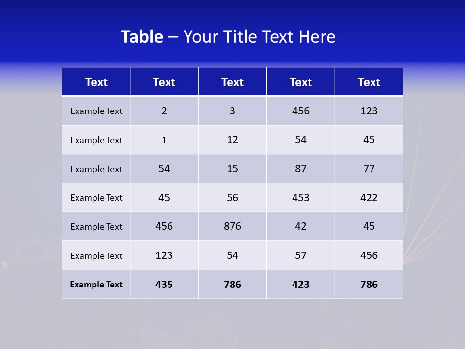 Star Act Silhouette PowerPoint Template