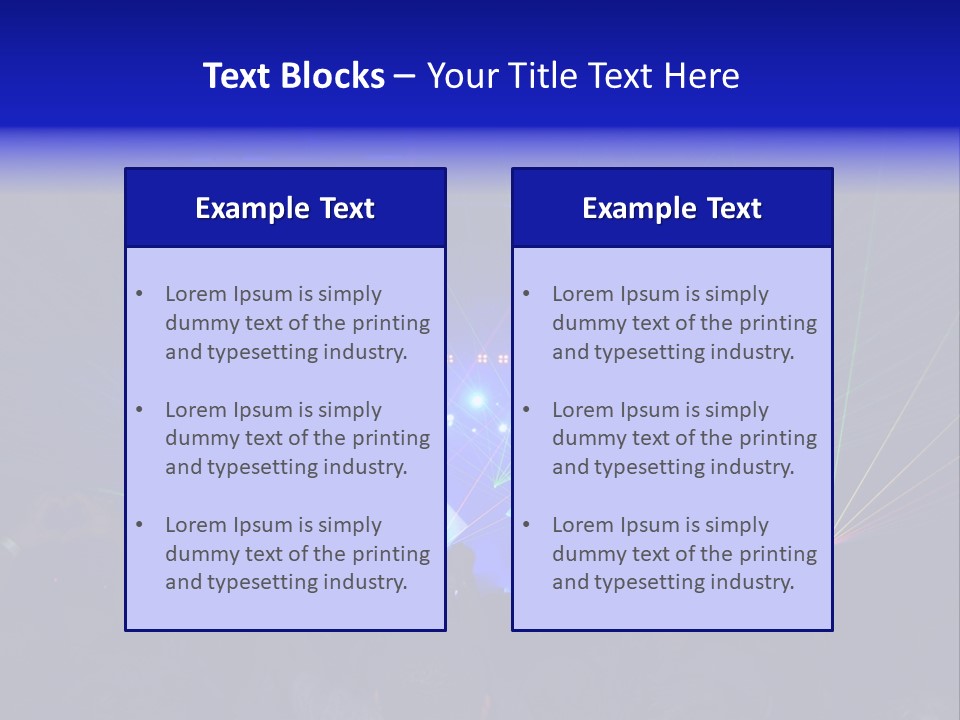 Star Act Silhouette PowerPoint Template