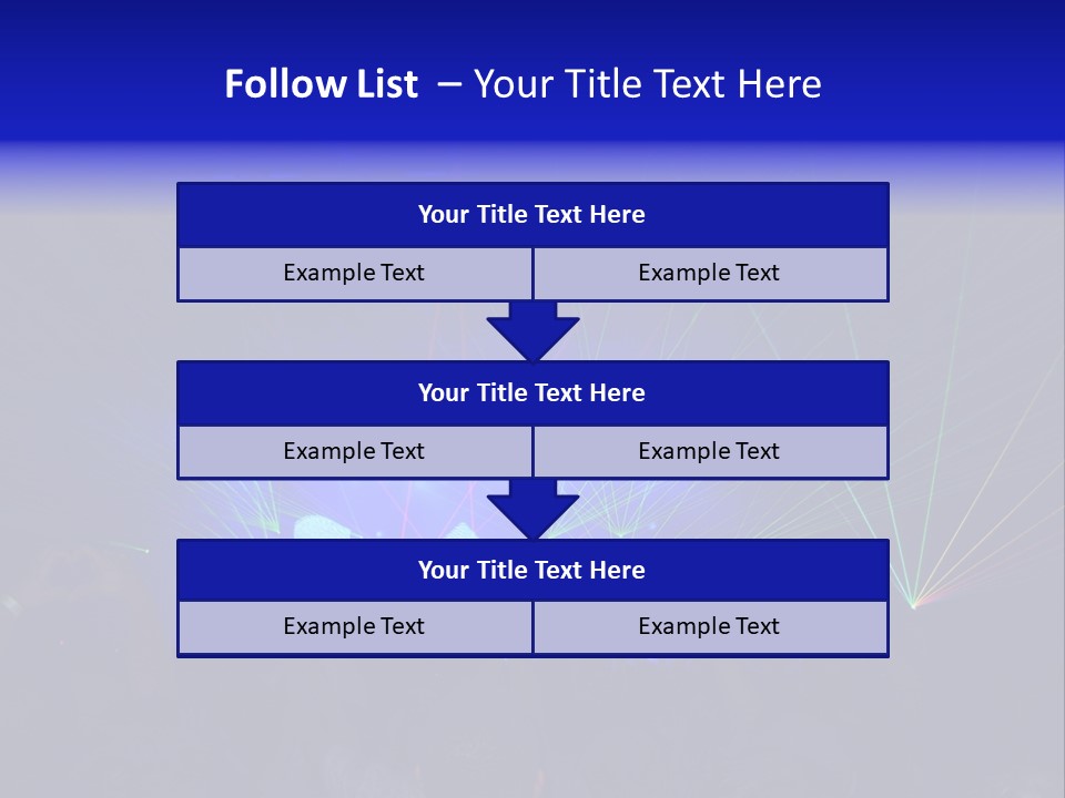 Star Act Silhouette PowerPoint Template