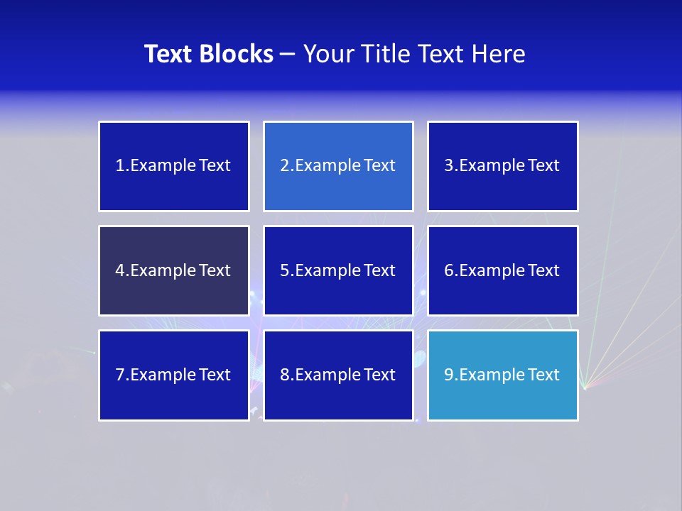 Star Act Silhouette PowerPoint Template