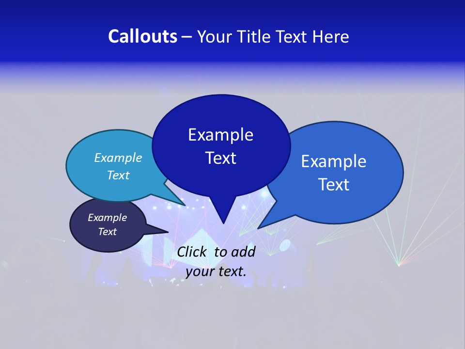 Star Act Silhouette PowerPoint Template