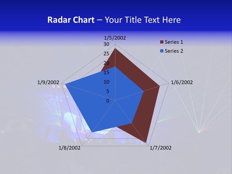 Star Act Silhouette PowerPoint Template