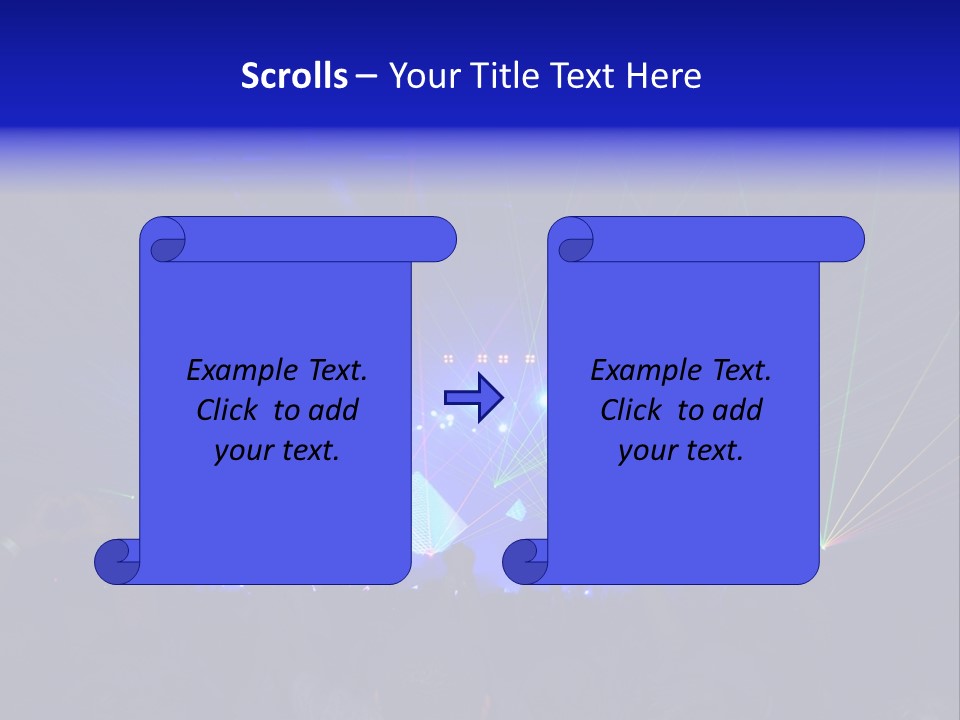 Star Act Silhouette PowerPoint Template