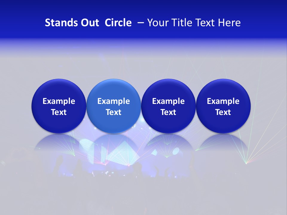 Star Act Silhouette PowerPoint Template